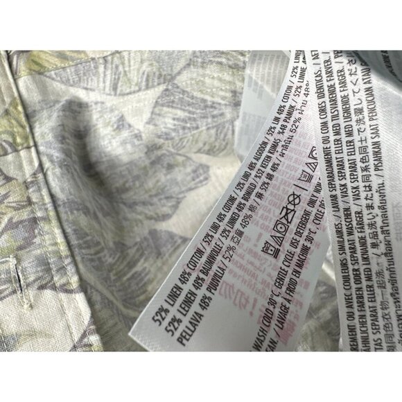 Disney Linen Shirt Resort Palms Jacket NEW Shacket Safari Button Front Medium - Picture 10 of 10